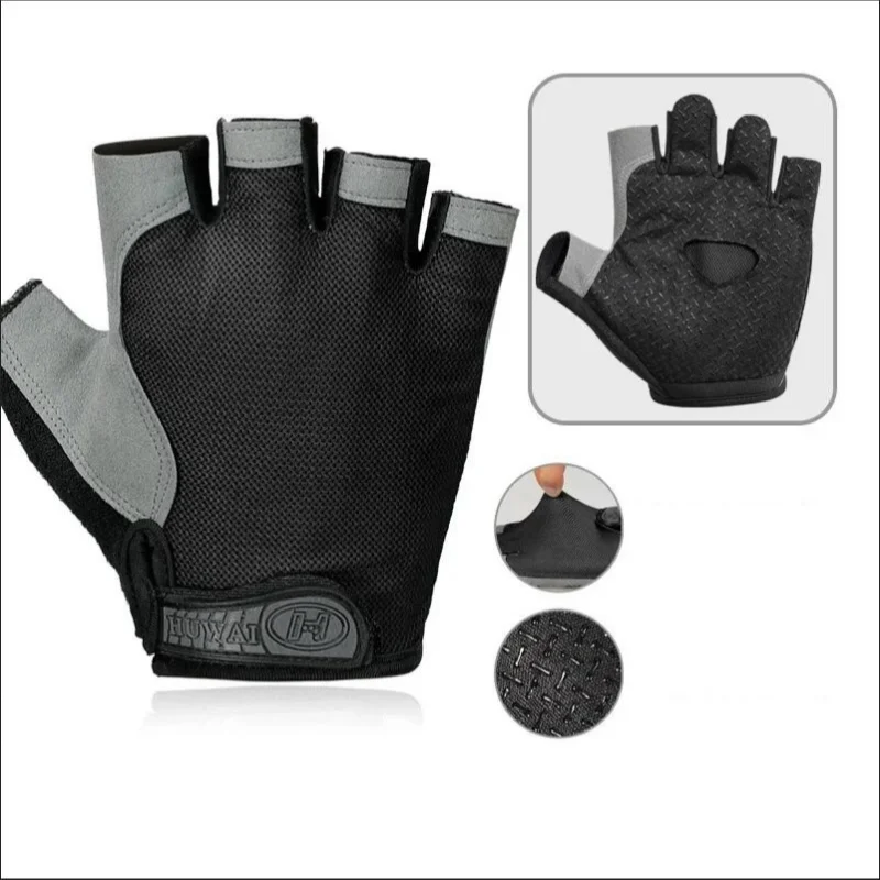 Weightlifting Gloves - ジムグローブ 指なしグローブ 滑り止め 衝撃吸収 通気性グローブ スポーツグローブ