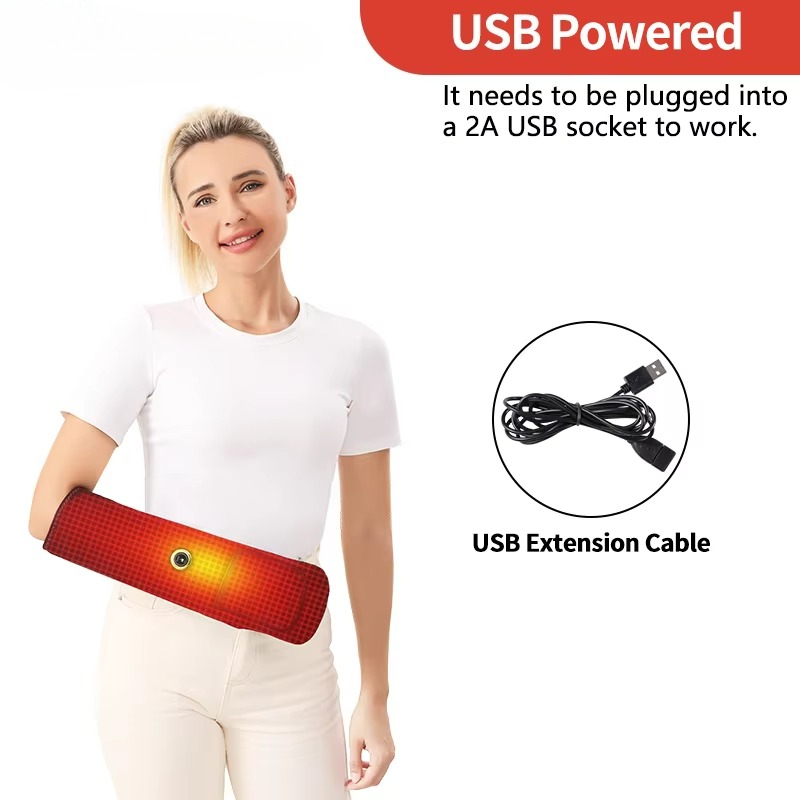 長袖ヒーター付き肘サポーター。電気式で、肩、腕、肘、手首、手 - Wrist Wraps のレビューと価格