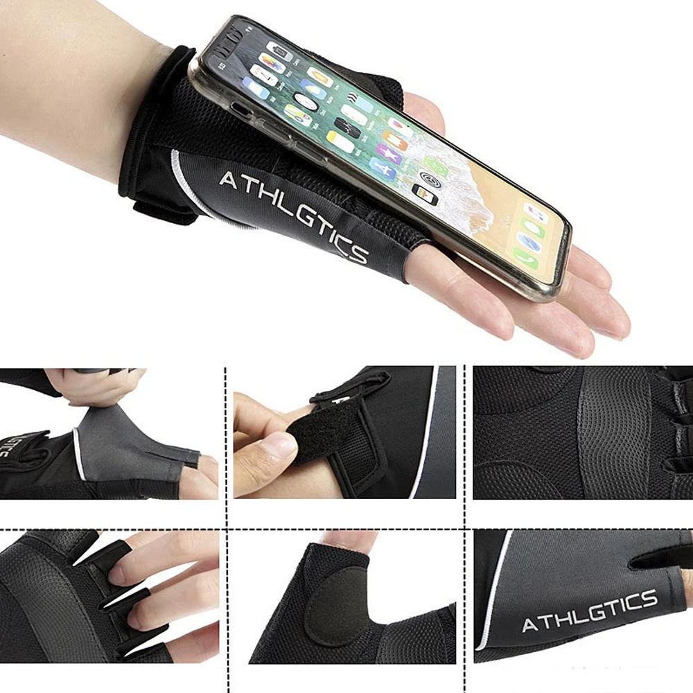 通気性に優れたワークアウト用グローブ1組。ジム、サイクリング - Weightlifting Gloves のレビューと価格