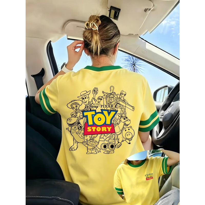 レディース トイ・ストーリー Tシャツ クルーネック 半袖ト - Chalk Bag のレビューと価格