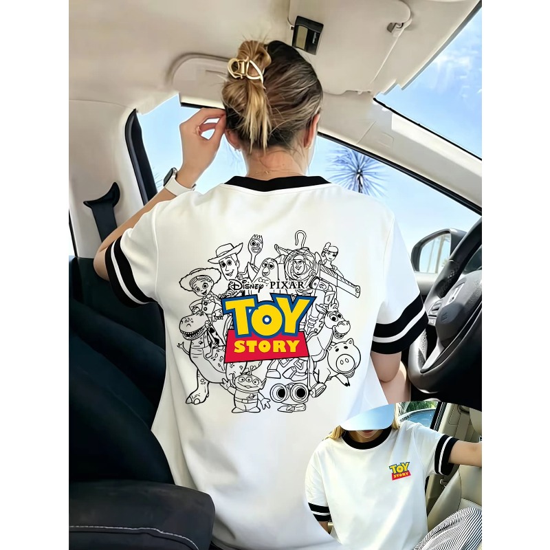 レディース トイ・ストーリー Tシャツ クルーネック 半袖ト - Chalk Bag のレビューと価格
