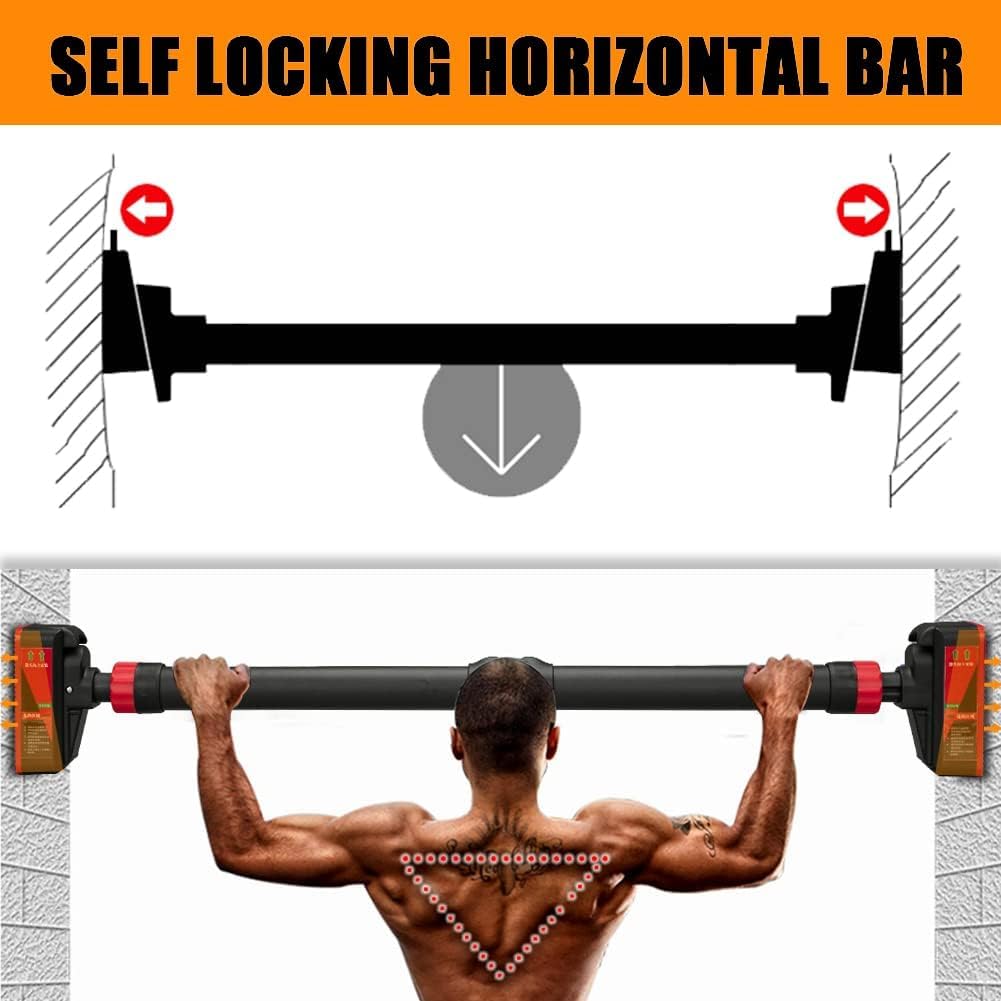 ドア枠に取り付け可能な懸垂バー。安全ロック付きで、自宅での上 - Pull Up Bar のレビューと価格
