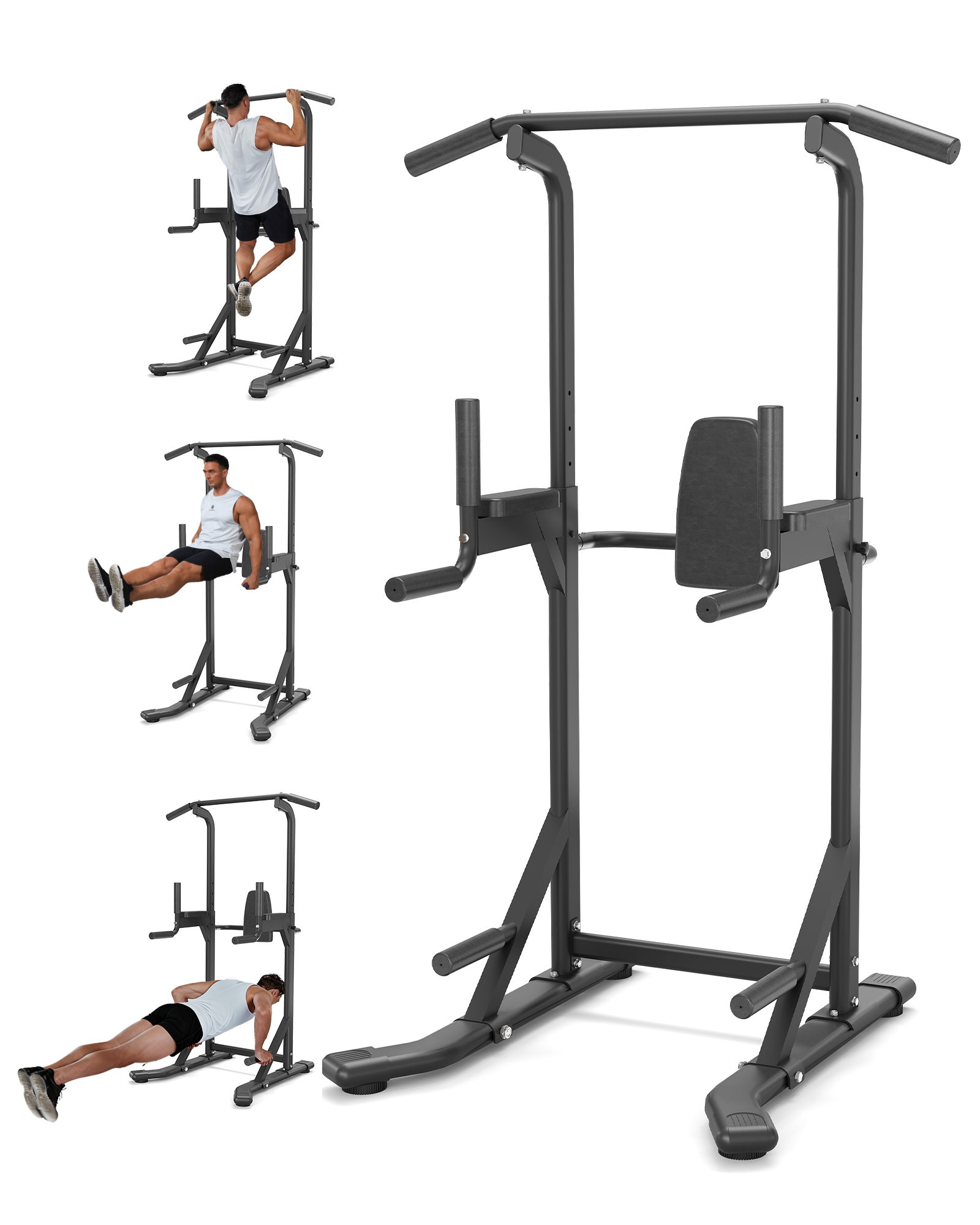 頑丈な構造のパワータワー・プルアップバー＆ディップステーショ - Pull Up Bar のレビューと価格