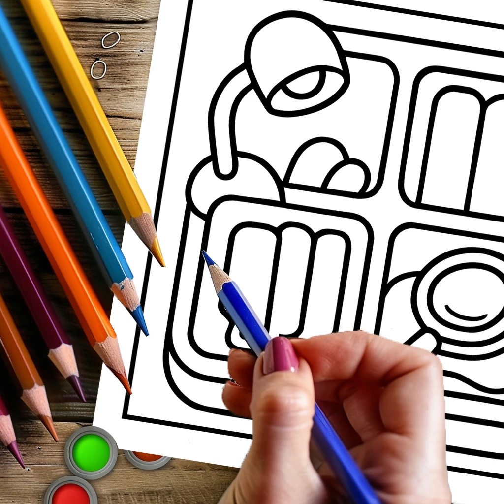 本愛好家のための塗り絵ブック、大人のための塗り絵ブック、誕生 - Chalk Bag のレビューと価格