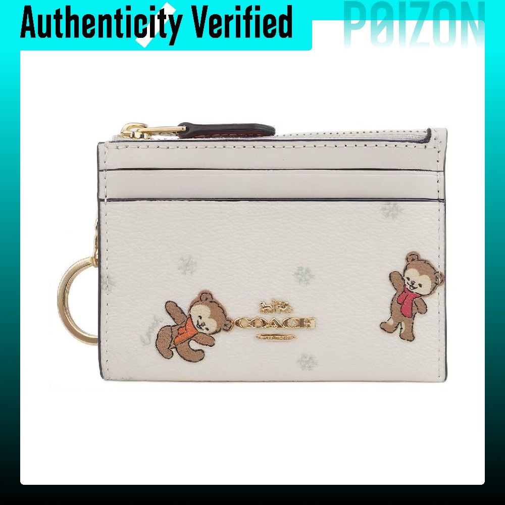 COACH スキニーIDケース、滑らかなレザー加工を施したキ - Chalk Bag のレビューと価格