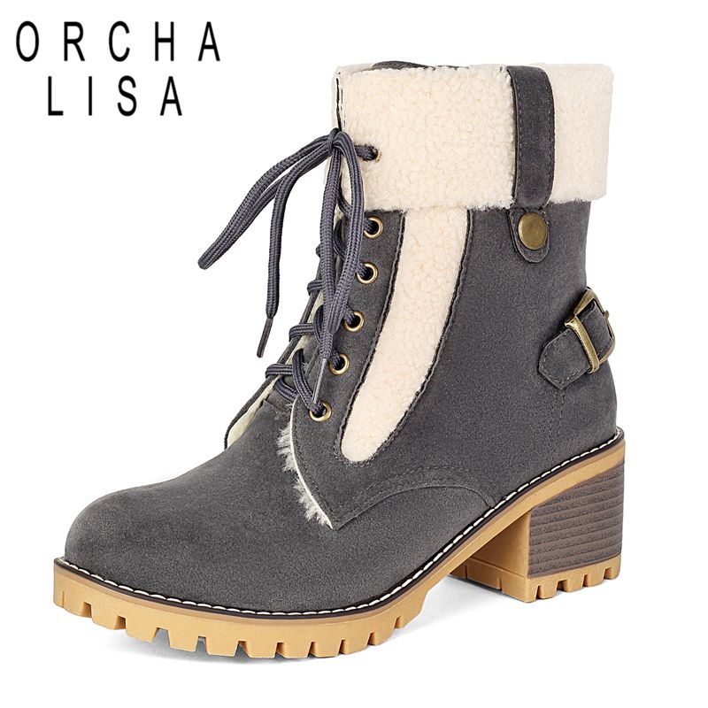ORCHA LISA 冬用スノーブーツ、ラウンドトゥ、6cm - Crossfit Belt のレビューと価格