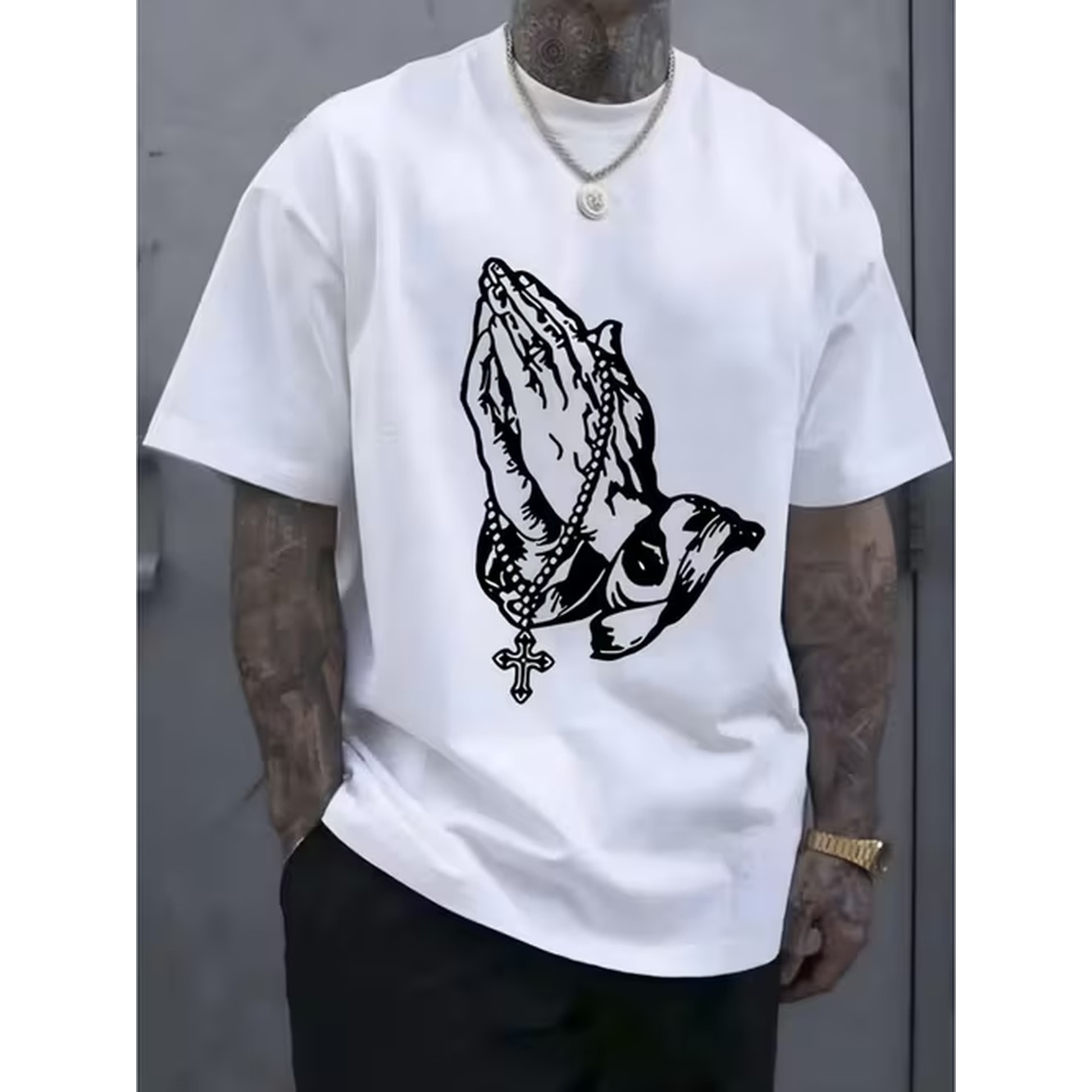 メンズ プレイヤーハンズ クロス グラフィック Tシャツ ル - Crossfit Machine のレビューと価格