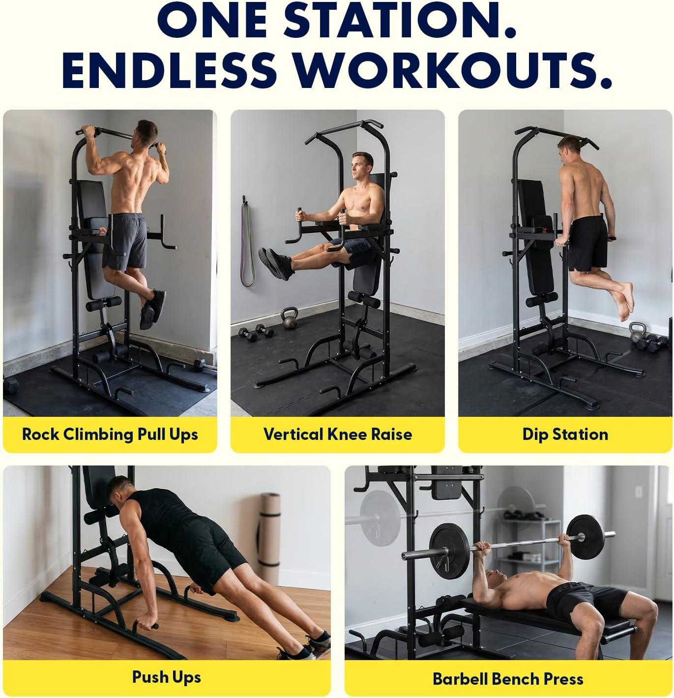 家庭用ジムでのトレーニングやベンチプレスに最適な、一体型のパ - Pull Up Bar のレビューと価格